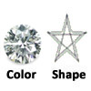 lab created white star